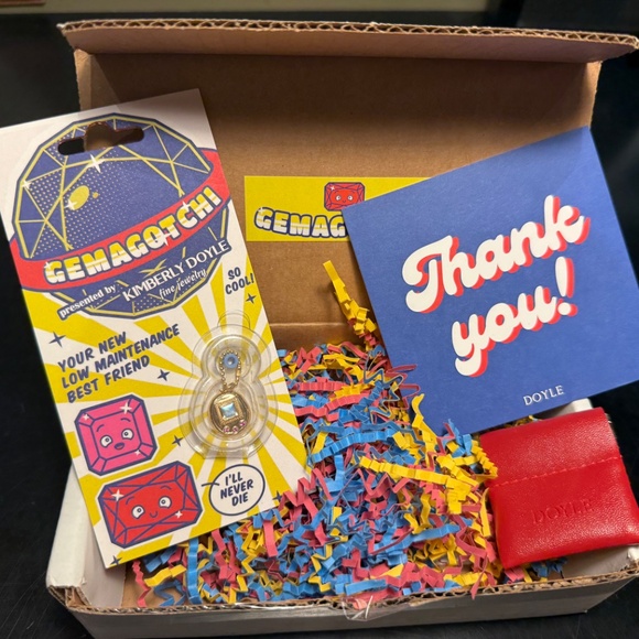 Kimberly Doyle Mama Gemagotchi - Moonstone & Pink Sapphire - Picture 5 of 9